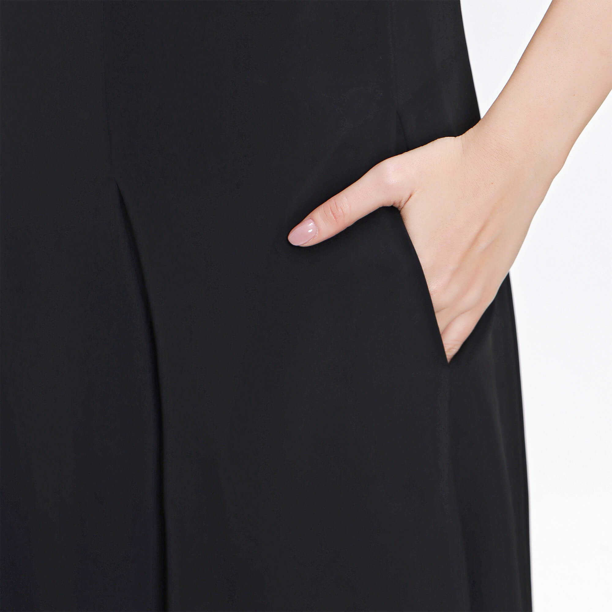 Celine - Black Viscose Jumpsuit 